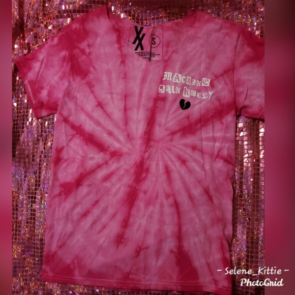 XX Tops - Machine Gun Kelly tie-dye bloody valentine shirt